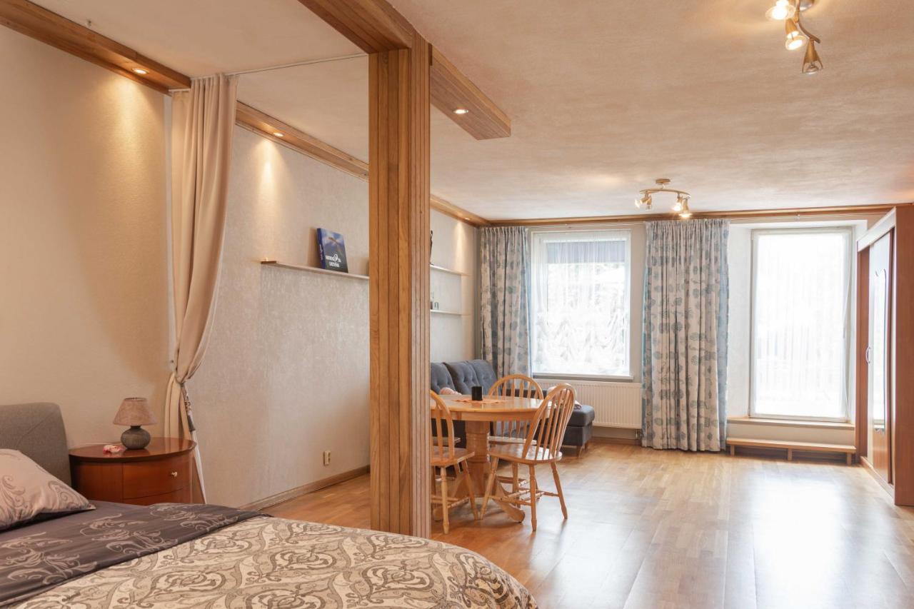 Cozy One Room Apartment With Yard Juodkrantė Exteriér fotografie
